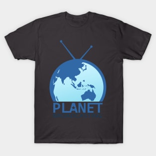 Planet Broadcasting Logo T-Shirt